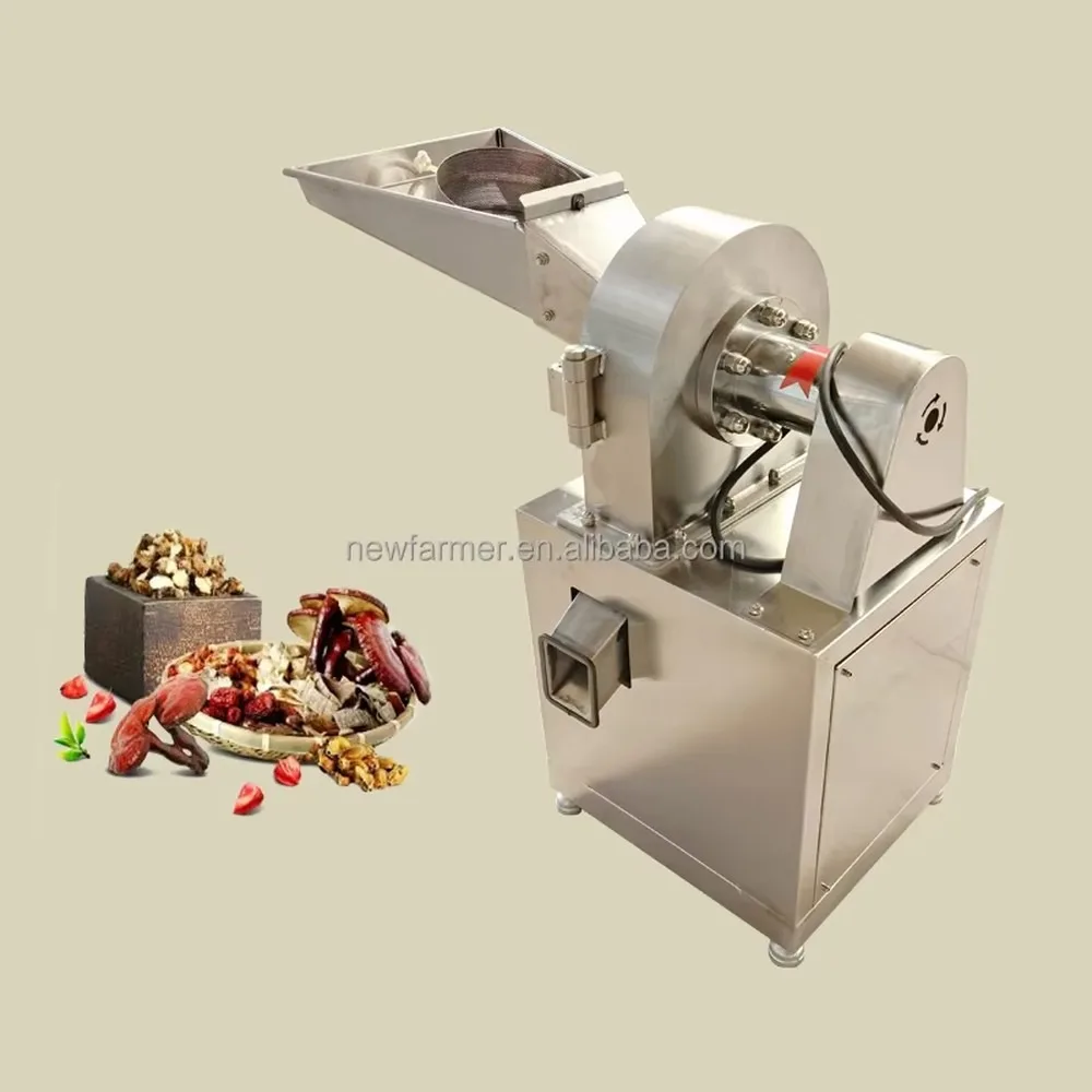 Fully Automatic Industrial Stainless Steel Ultra-Fine Grinding Machine High Efficiency Electric Grinder for Herbs