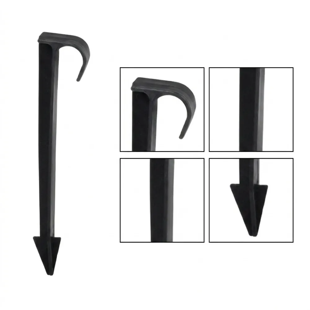 80pcs 1/2 Inch Irrigation Hose Stabilizers Plastic Pegs for Drip Systems For garden Anchors for Outdoor Watering Applications