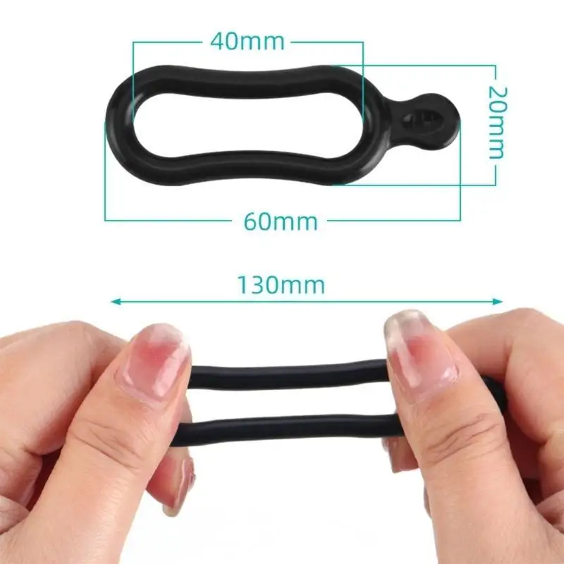 Cyclings Flashlight Mount Strap Fixing Tie Strap Handlebars Light Bandages 