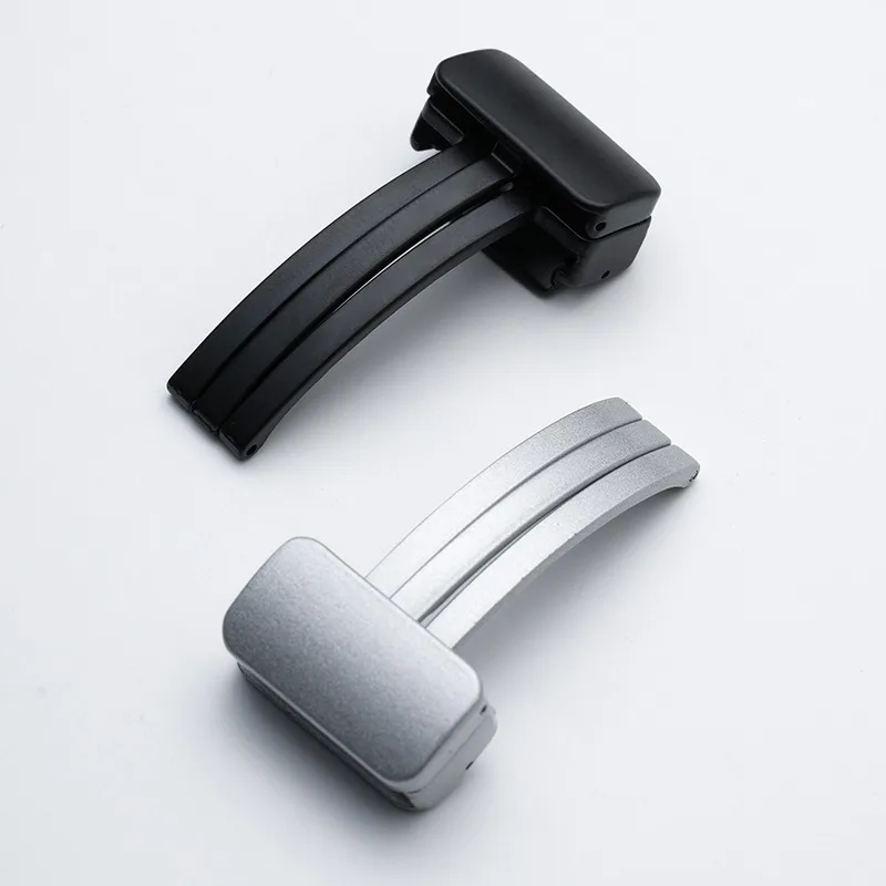 14mm 16mm 18mm 20mm 22mm 금속 접는 시계 버클 걸쇠 범용 실리콘 가죽 시계 밴드 스트랩 금속 걸쇠 액세서리