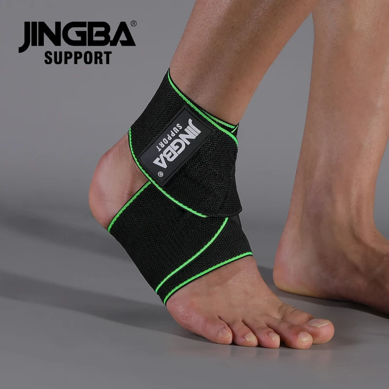 JINGBA SUPPORT 1 PCS Ankle Support Protection Brace Nylon Winding Tape Compression Tobillera Deportiva Drop shipping