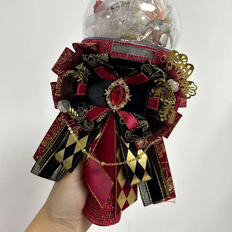 

Original Handmade Women's BowTie Brooch Personality Lolita Suit Uniform Shirt Accessories Collar Flower Concert Light Stick Bows