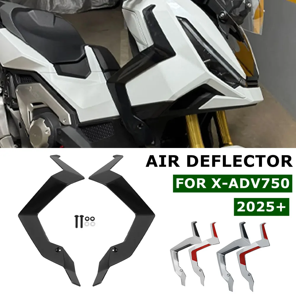 

For Honda XADV750 X-ADV XADV 750 2025 Motorcycle Side Air Wind Deflector Fixed Wind Wing Leg Shield Deflectors Fairing Winglets