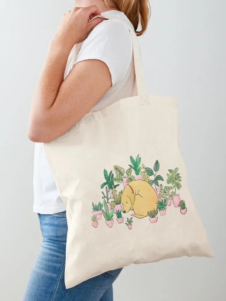 

Yellow labrador dreams Tote Bag Big bag shopping trolley bag tote bags aesthetic Shopper
