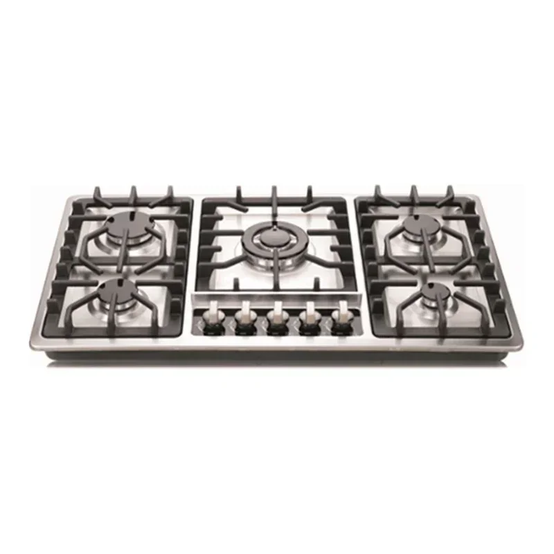 Home Stove Built-in Fierce Fire Cooker With Oven 5 Burner 87CM Stir Frying Cooktop European Style 5 Eyes Gas Stoves For Home