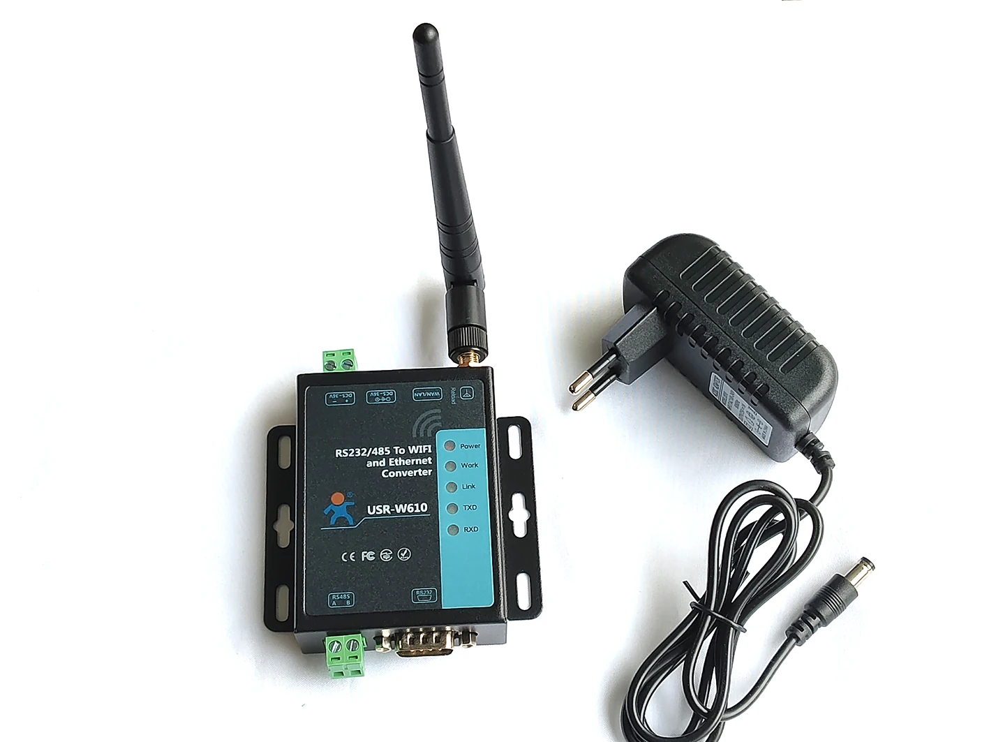 Picture 7: USR-W610 RS232 RS485 Serial to WiFi Ethernet Server Industrial Serial WiFi Device Converter