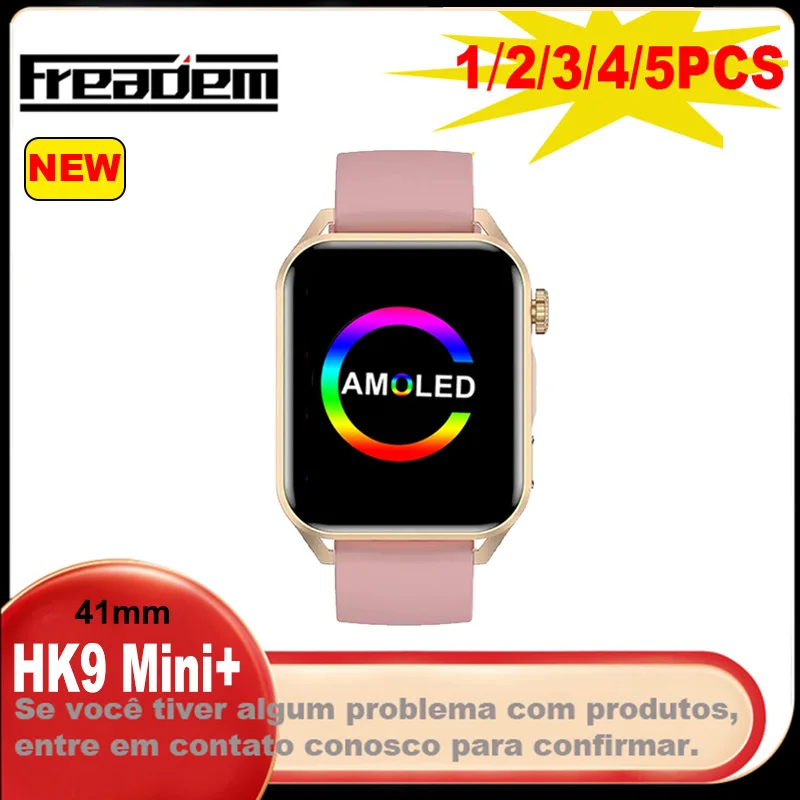 

Amoled Screen Smart Watch HK9 Mini+ 1GB Local Music Compass Photo Album AI Watchfaces 41mm Women Bluetooth Smart Watch 2024