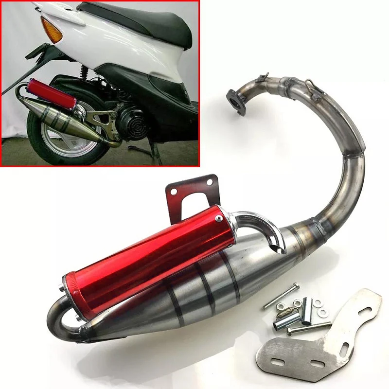 Exhaust System Muffler Pipe Scooter Moped For Yamaha JOG Breeze Minarelli Moped Jog 50cc 2-Stroke Scooters Exhaust Pipe