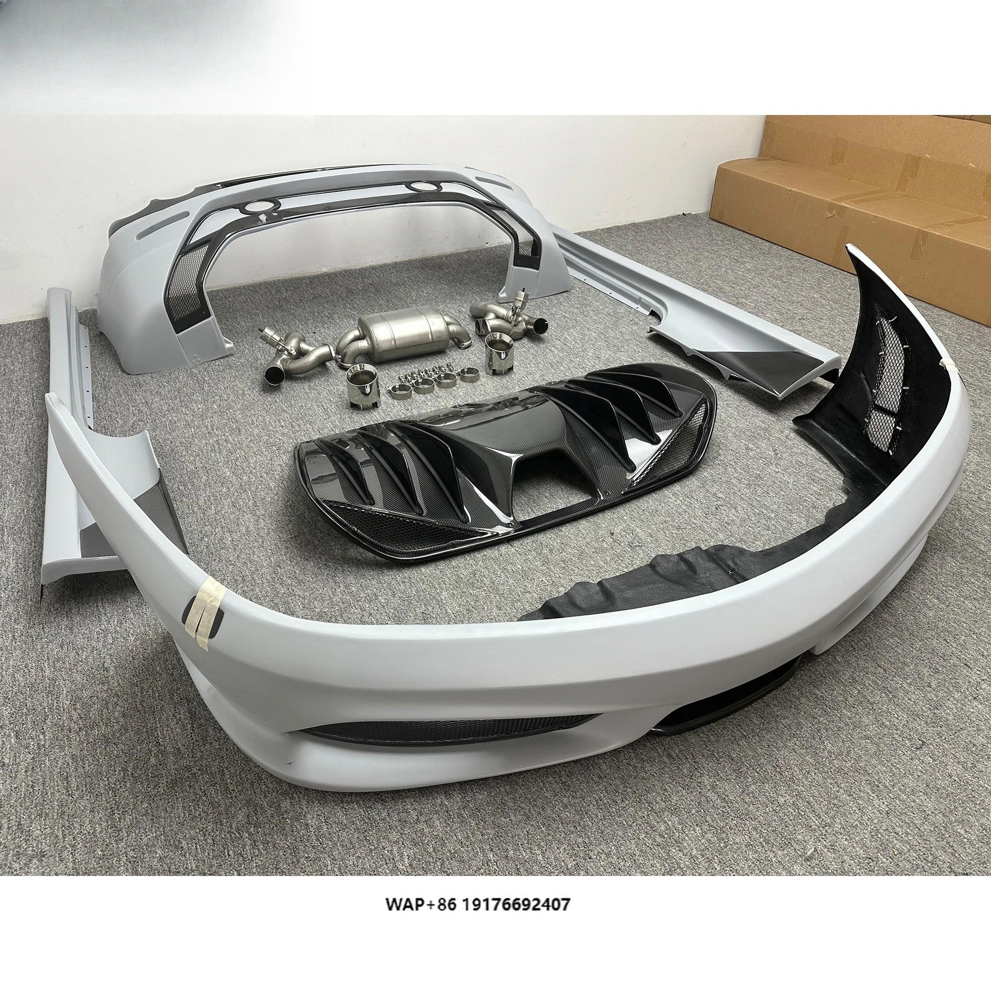 Upgrade Kit Partial Carbon Fiber Body Kit for F430 High Quality Good Fitment 2005-2009