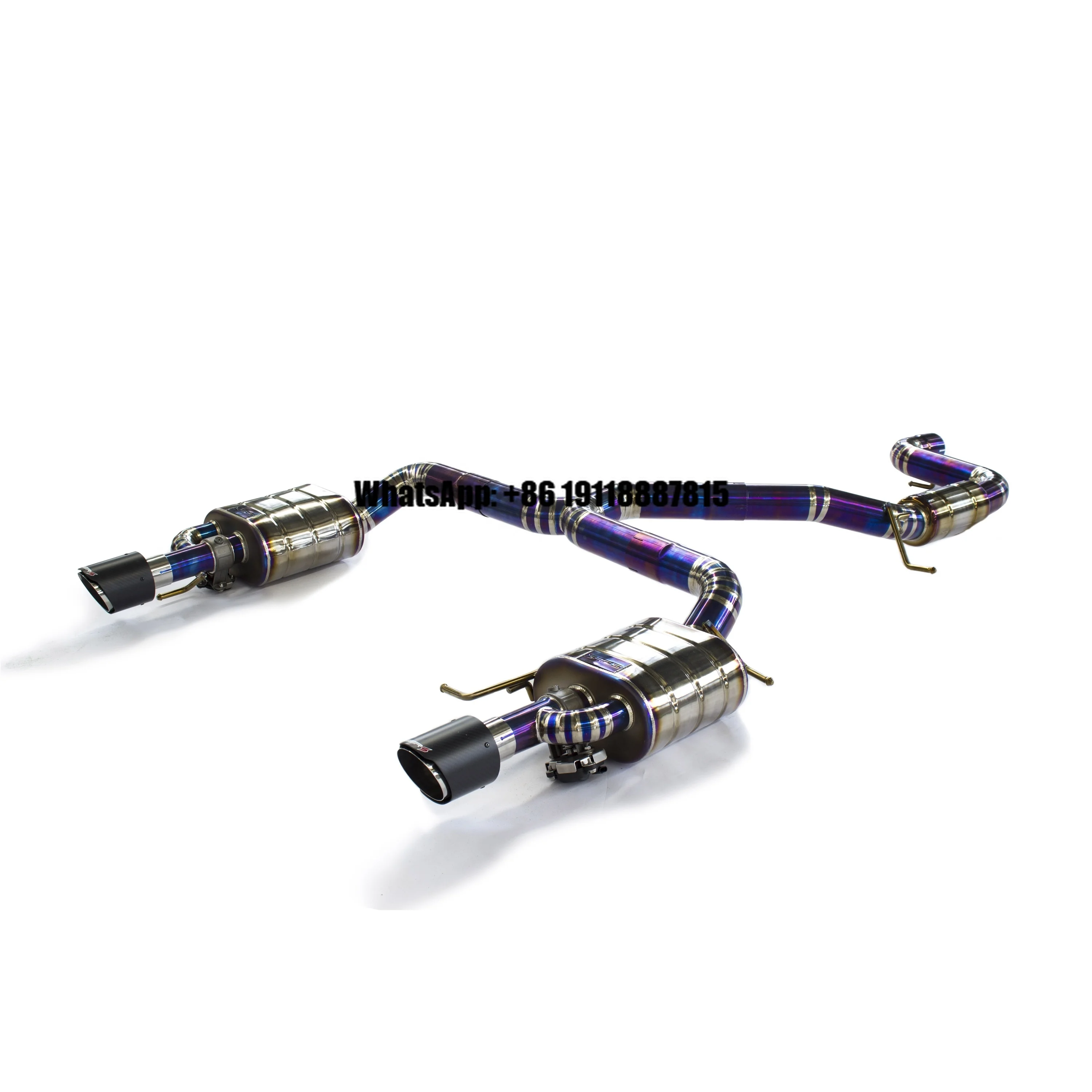 

Low MOQ High Quality Titanium Alloy Exhaust Pipe Is for Volkswagen Cc R36 Titanium Exhaust Catback