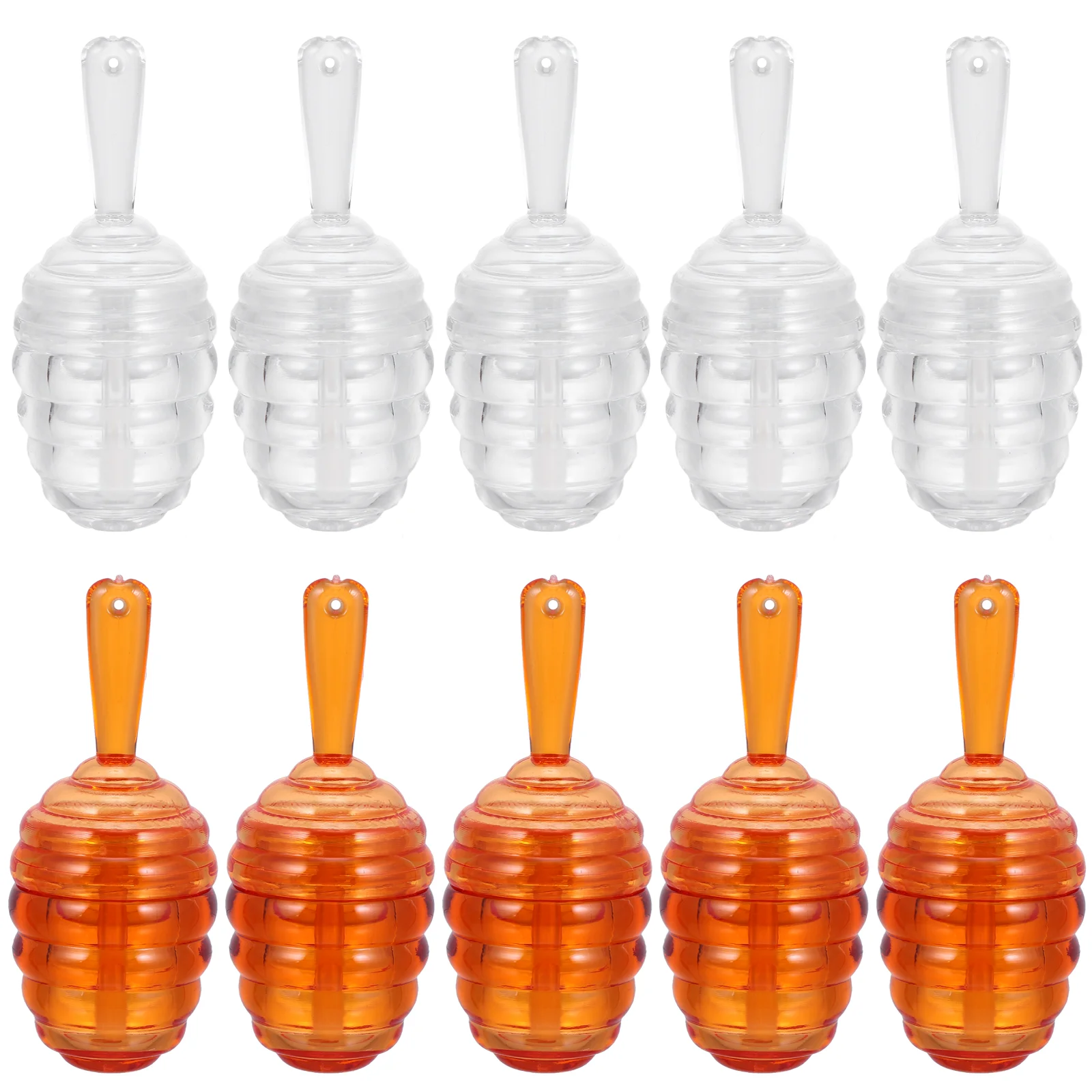 

10 Pcs Wand Honeycomb Lip Glaze Tube Tint Gloss Bottle Dispenser Abs DIY Travel