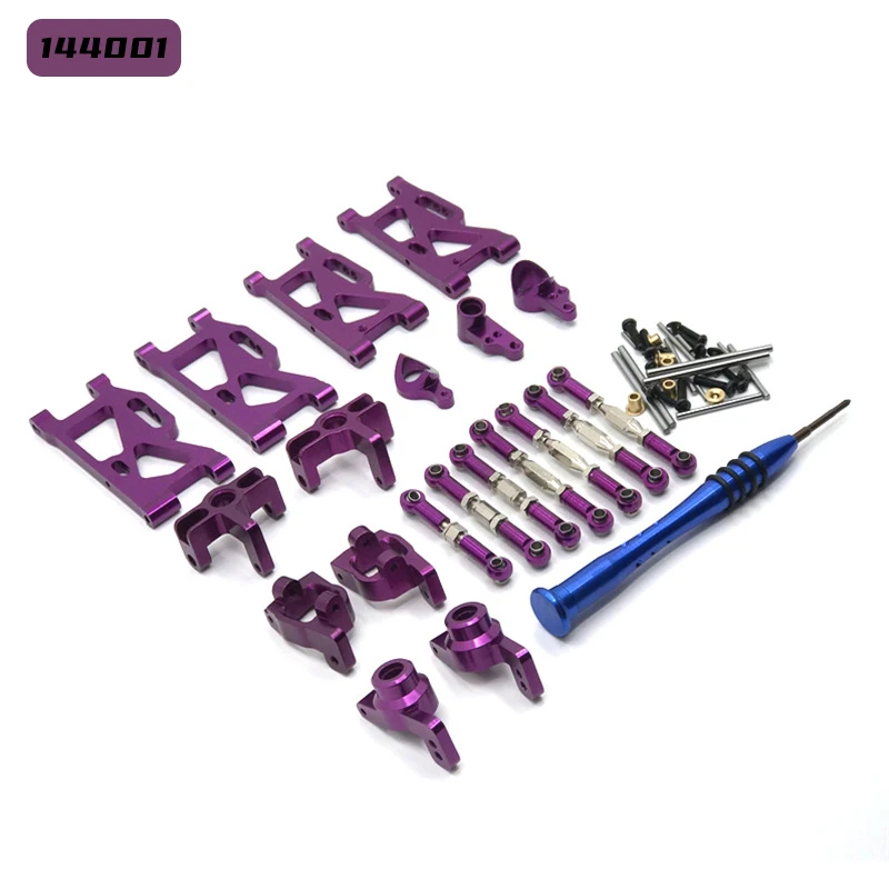 RC ترقية قطع غيار السيارات المعدنية كاردان المحور الكلب العظام المحور الخلفي قطع غيار السيارات WLtoys 1/14 144001 144010 144002 124017 124016
