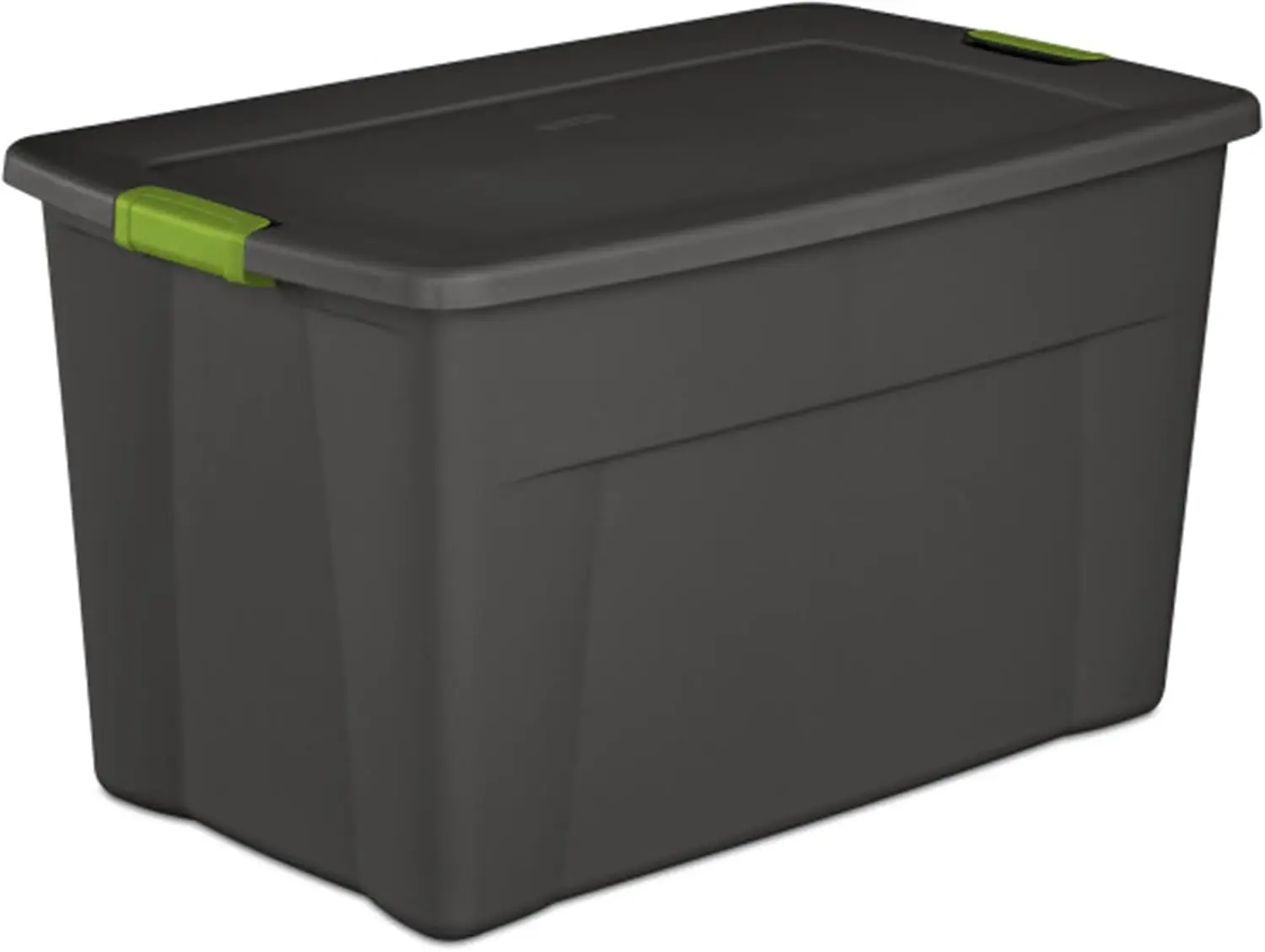 12-Pack Plastic Storage Bins With Lids, Large Box Containers, 35 Gallon, Gray