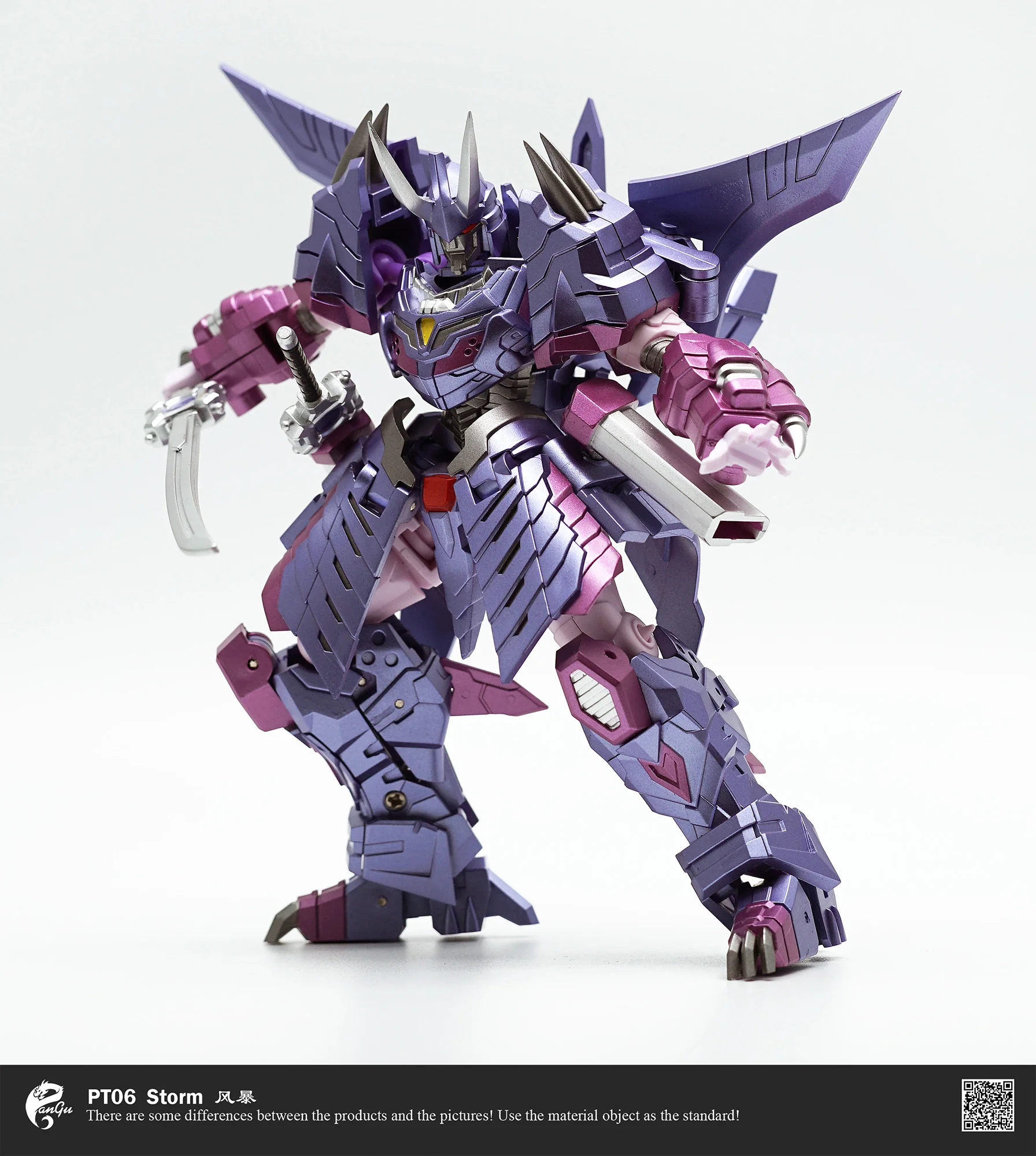 【IN STOCK】 Transformation PANGU MODEL Toys PT-06 PT06 Storm Cyclonus Action Figure With Box