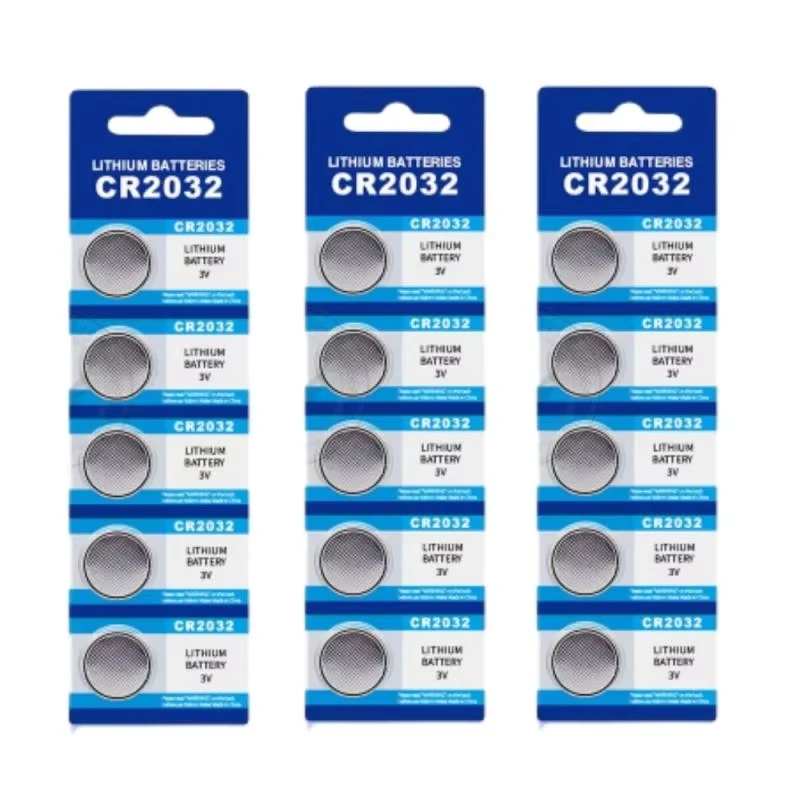 5/100PCS Button Battery CR2032 Lithium Coin Cell Batteries 3V LM2032 BR2032 ECR2032 CR 2032 Electronic Watch Toy Remote