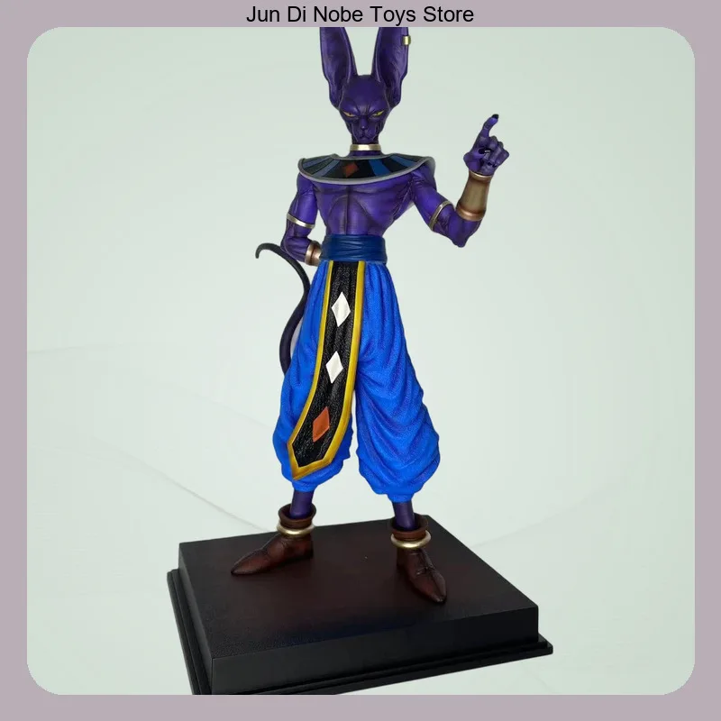 

50cm Dragon Ball Beerus God of Destruction Standing Pose Anime Figure Model Statue Collection Desktop Decoration Ornament Toys