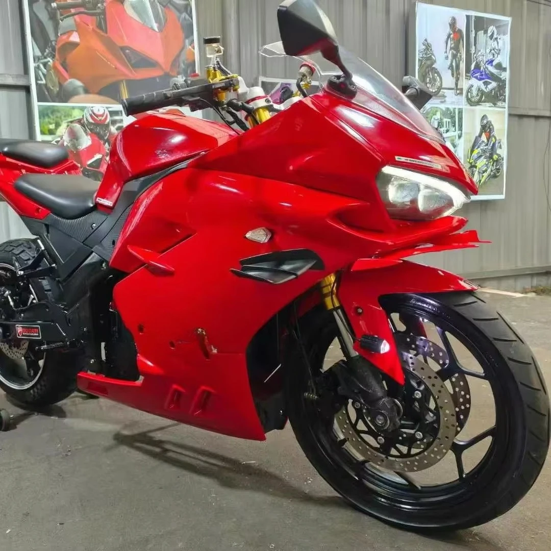 New Type of Popular Second-hand 72v 5000w 120ah Electric-powered Motorcycle Racing Motorcycle Street Bike