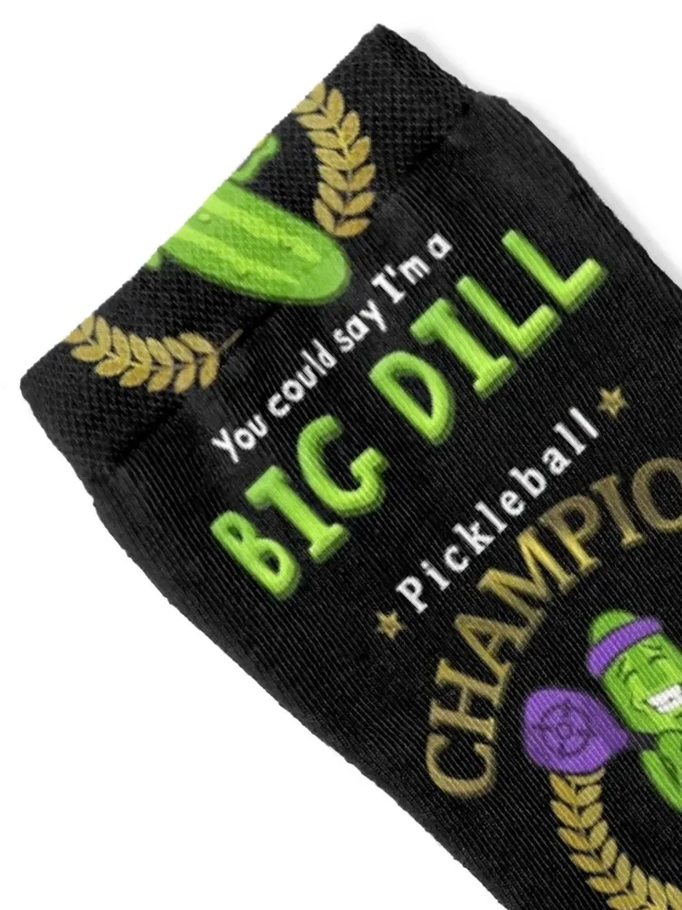 Pickleball Champion - you could say I'm a big Dill Socks set funny sock Ladies Socks Men's