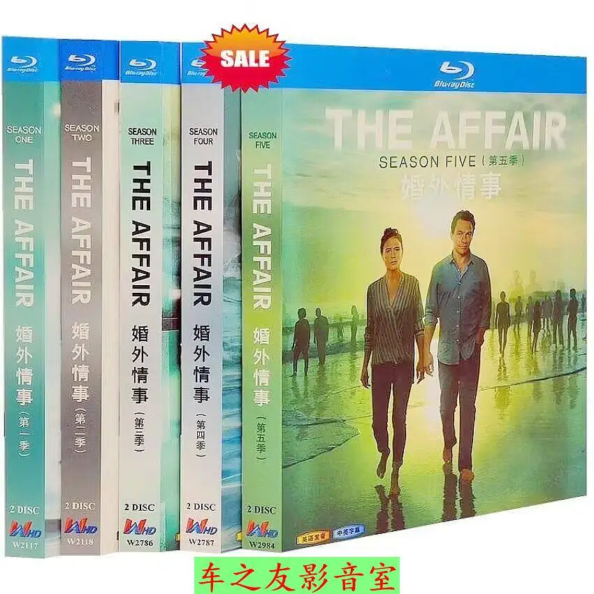 

Blu-ray HD US TV Series The Affair Seasons 1-5 BD Discs Box Set 10 Discs with English and Traditional Chinese Subtitles