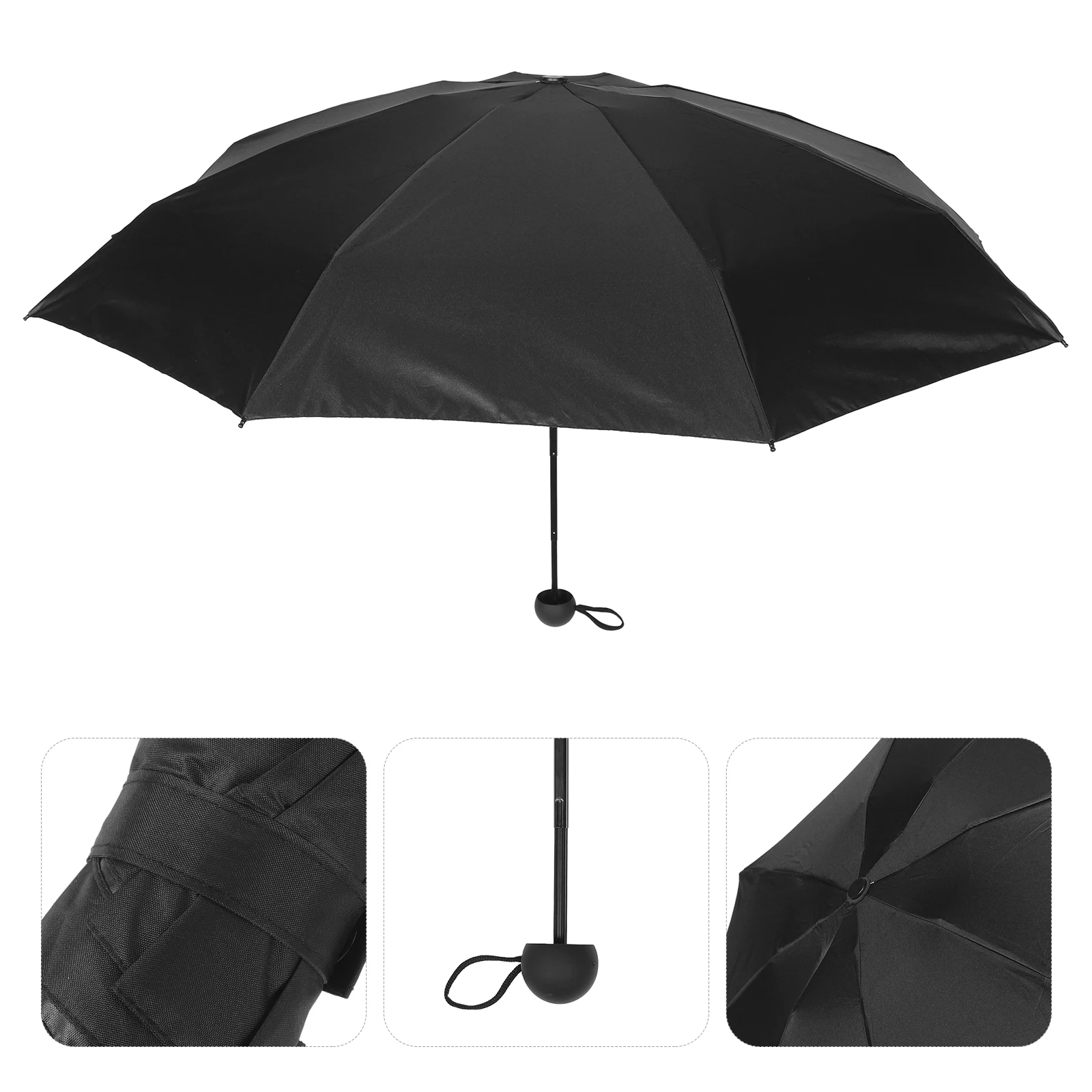 

Sun Umbrella Car Chinese Manual outside Travel Size Rainproof Windproof Portable Folding Small