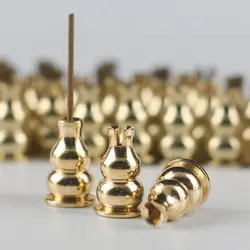 Portable Copper Mini Incense Burner Incense Holder Home Office Teahouse Zen Buddhist Supplies