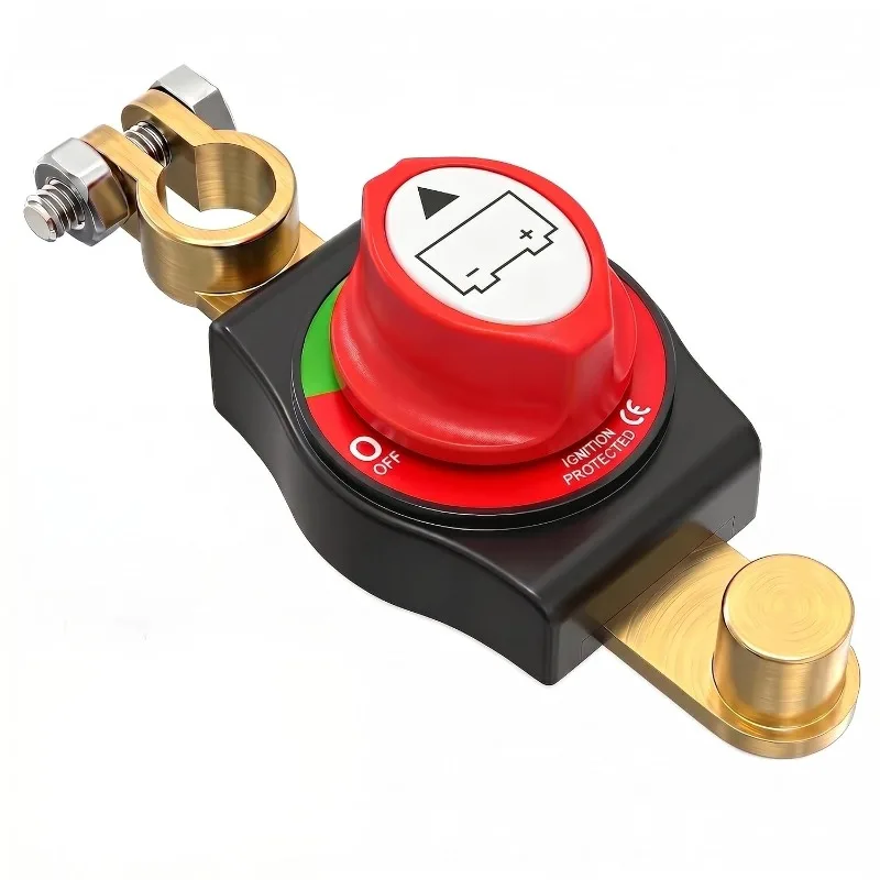 Car Battery Cut Off Switch 12V/48V Disconnect Automatic Circuit Breaker Anti-Power Off Leakage Protector Universal Auto Parts