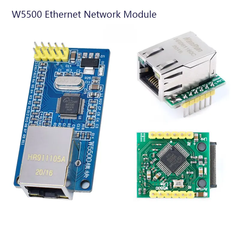 USR-ES1 W5500 Módulo de rede Ethernet Hardware SPI para LAN/Ethernet TCP/IP 51 / STM32 Programa de microcontrolador W5100