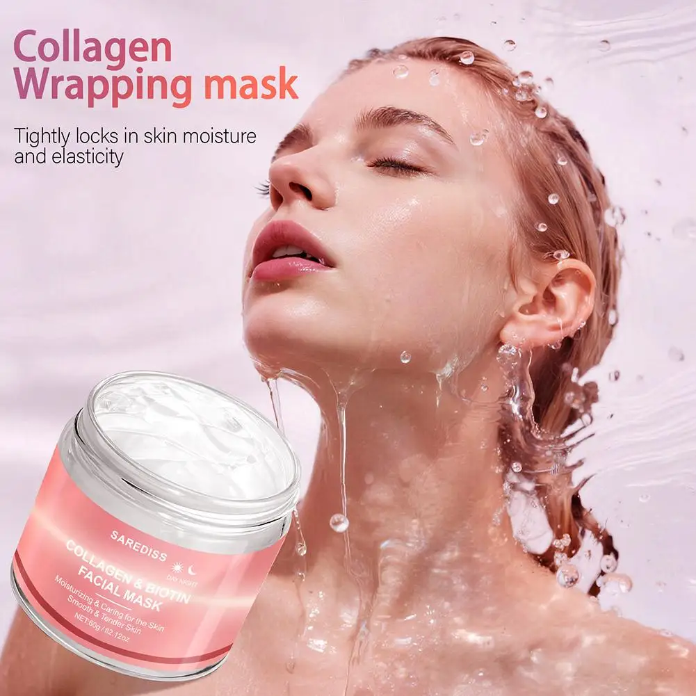 قناع تقشير الكولاجين للترطيب العميق ليلا ونهارا ترطيب البشرة الناعمة لشد البشرة غير دهني جميع أنواع البشرة 2026 جديد #1