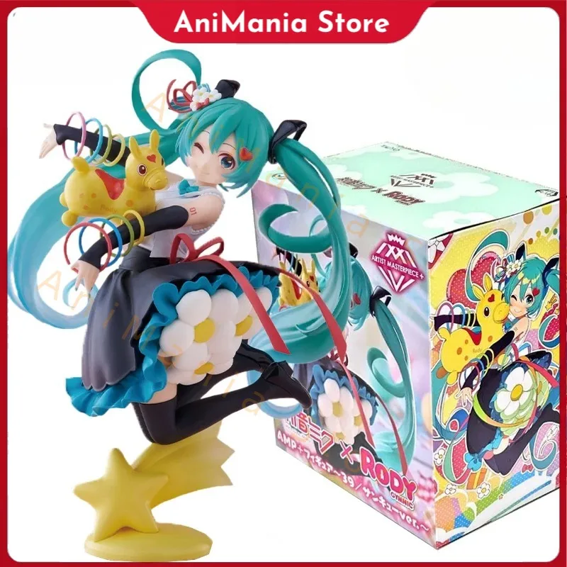 在庫あり-amp-初音ミク-x-rody-gymnic-~39-共同ブランド記念資金-ver~-pvc-20-センチメートルアニメアクションフィギュア模型玩具
