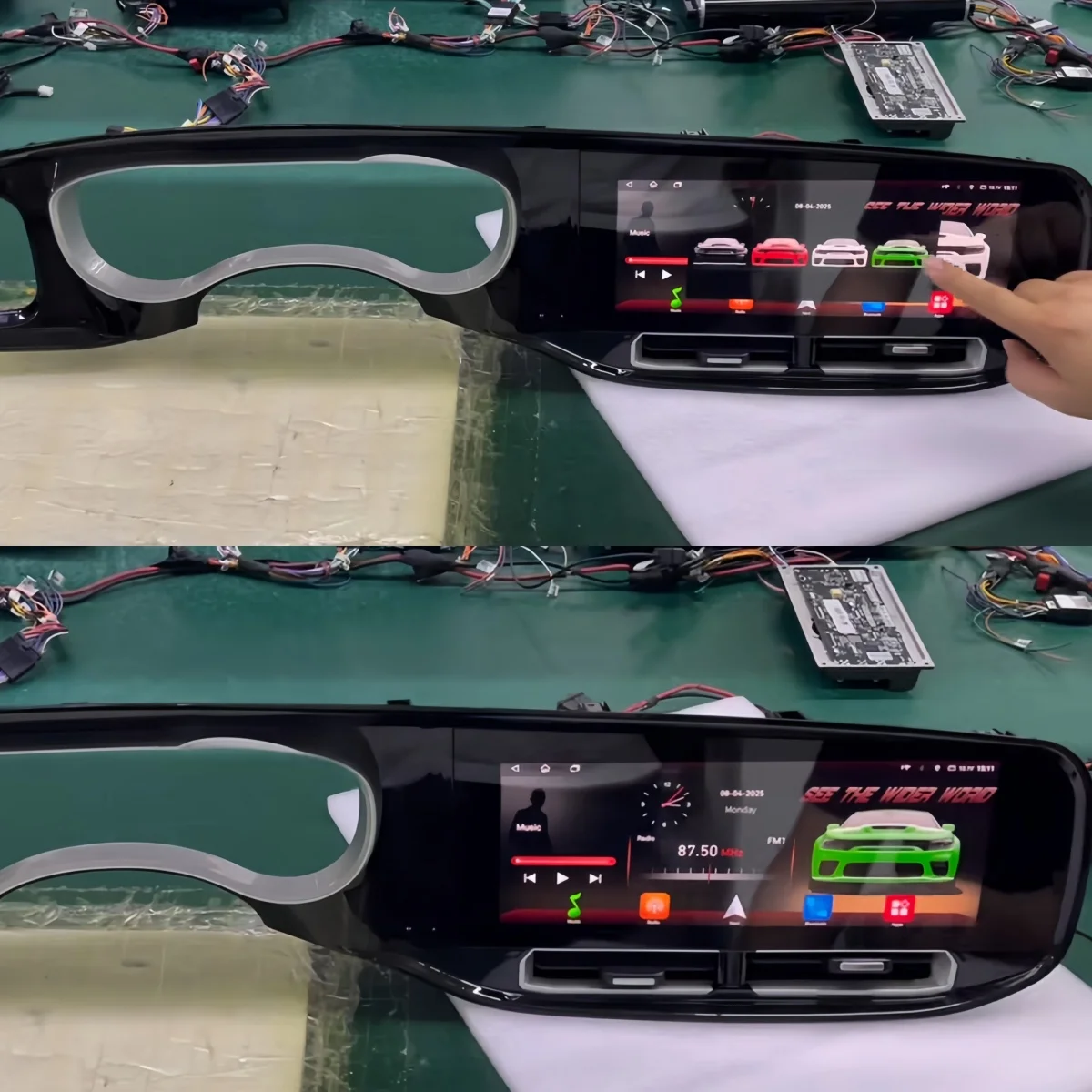Android For Dodge Challenger Charger SRT Hellcat 2010~2024 Car Radio Video Multimedia Player Stereo GPS Navigation Head Unit DSP
