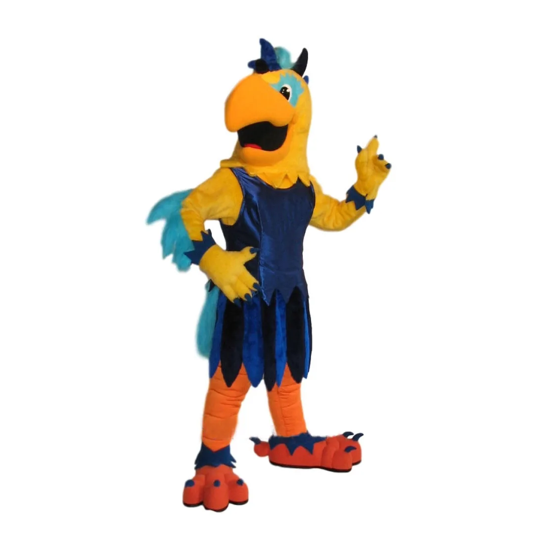 

Cool Parrot Mascot Costume Custom Good Quality Sport Theme Cartoon Anime Cosplay Fancy Dress Kits for Holiday College Games