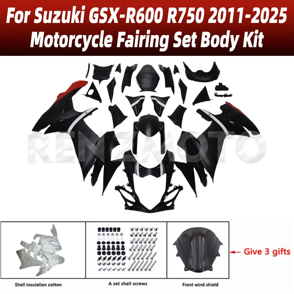 

Motorcycle Set Body Kit Fairing For Suzuki GSX-R600 R750 2011-2025 High Quality ABS Plastic Shell Injection Bodywork S0611-103a