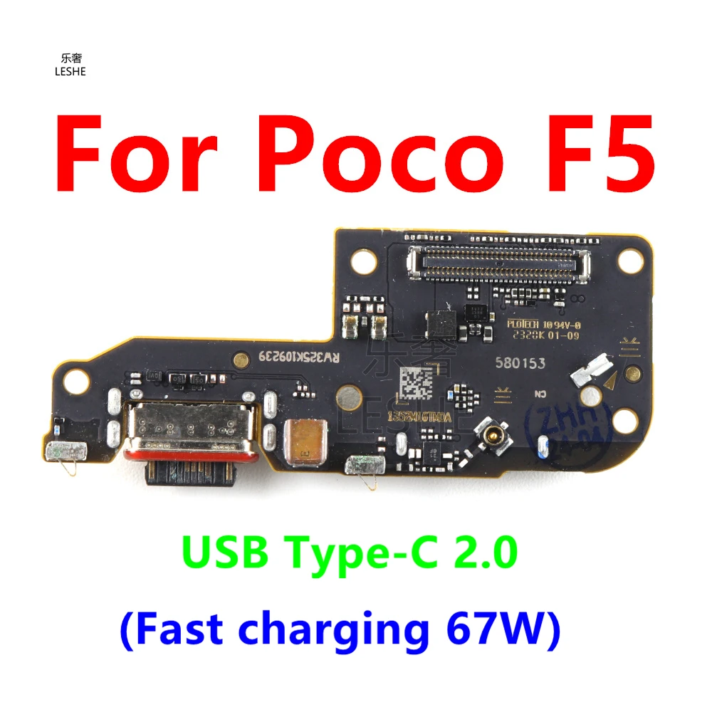 

Полная интегральная схема для микрофона Xiaomi Poco F5, микрофон, USB разъем 67 Вт, порт для быстрой зарядки, зарядная плата, лоток для Sim-карты, зарядное устройство, гибкий кабель