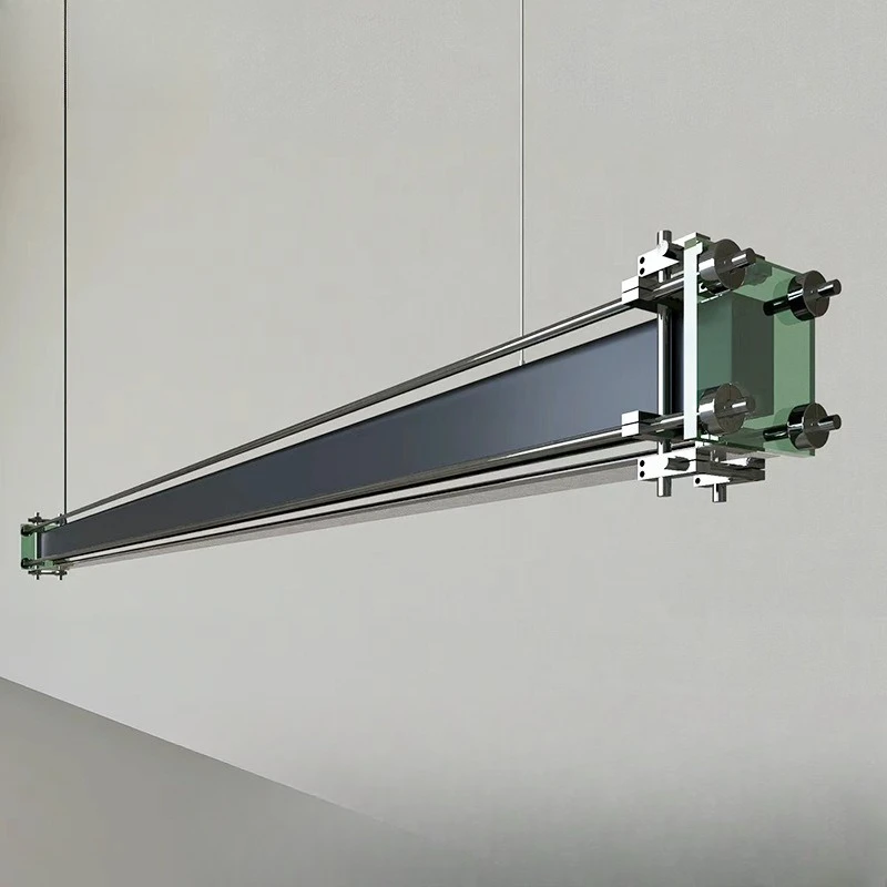 

Retro industrial style restaurant bar chandelier light luxury simple designer cafe office strip light