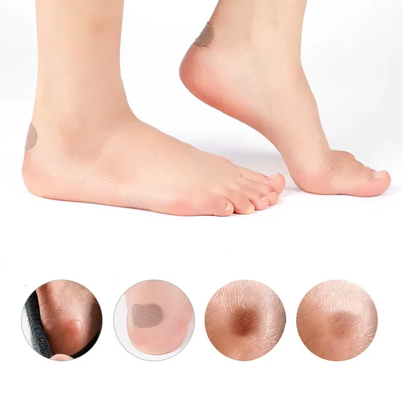 Self Adhesive Wear-resistant Heel and Foot Stickers for Pain Relief Soft Large Oval Shaped Back Heel Stickers