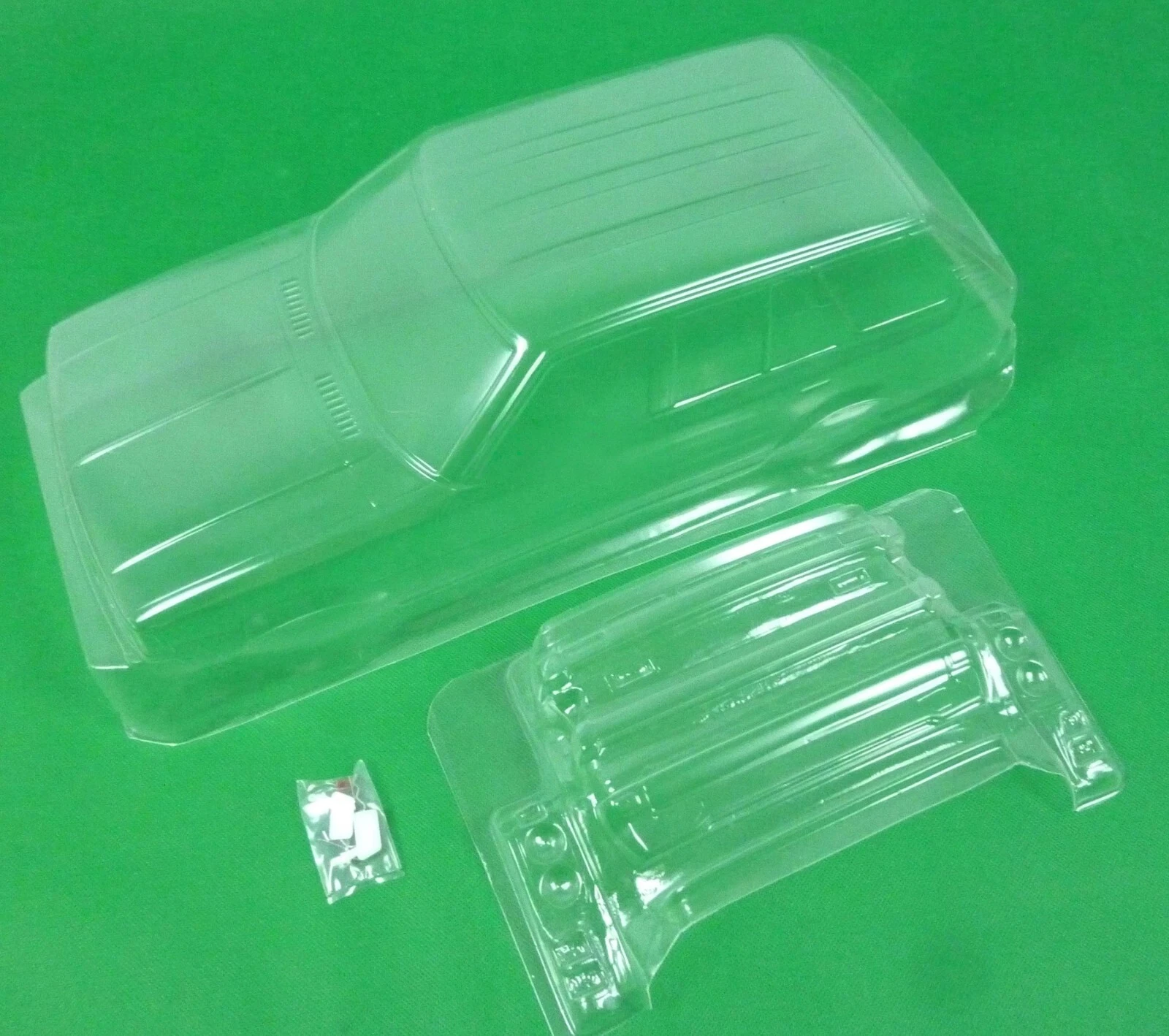 TC170 1/10 Corolla Van KE70 RC Car Polycarbonate Clear Body Shell With Sticker (257mm Wheelbase/195mm Width)
