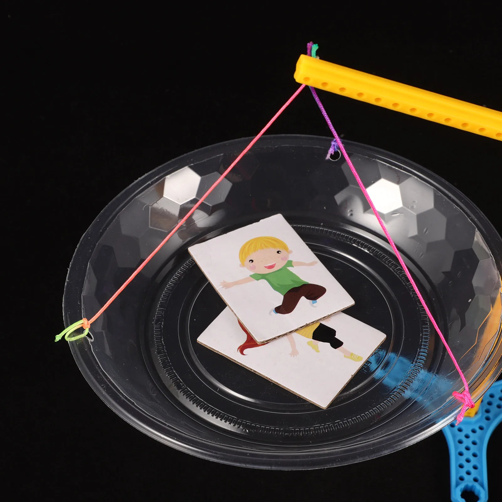 

DIY Plastic Balance Scale Toy Kids Assemble Plaything Interactive Science Project Learning Kit on Material