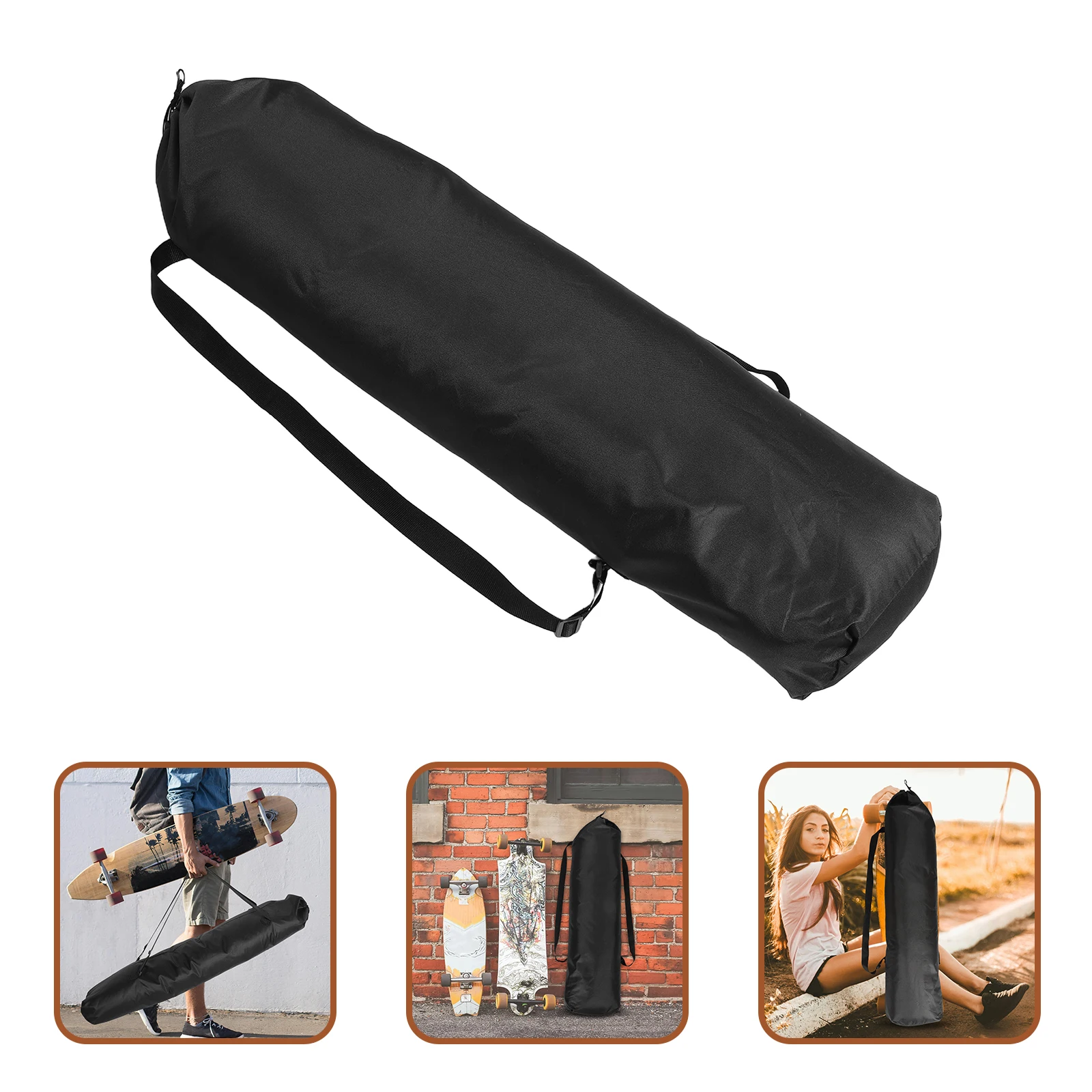 

Skateboard Bag Carrying Bag Waterproof Oxford Fabric Skateboard Backpack Large Storage Pouch Skateboard Carrying Holder Outdoor