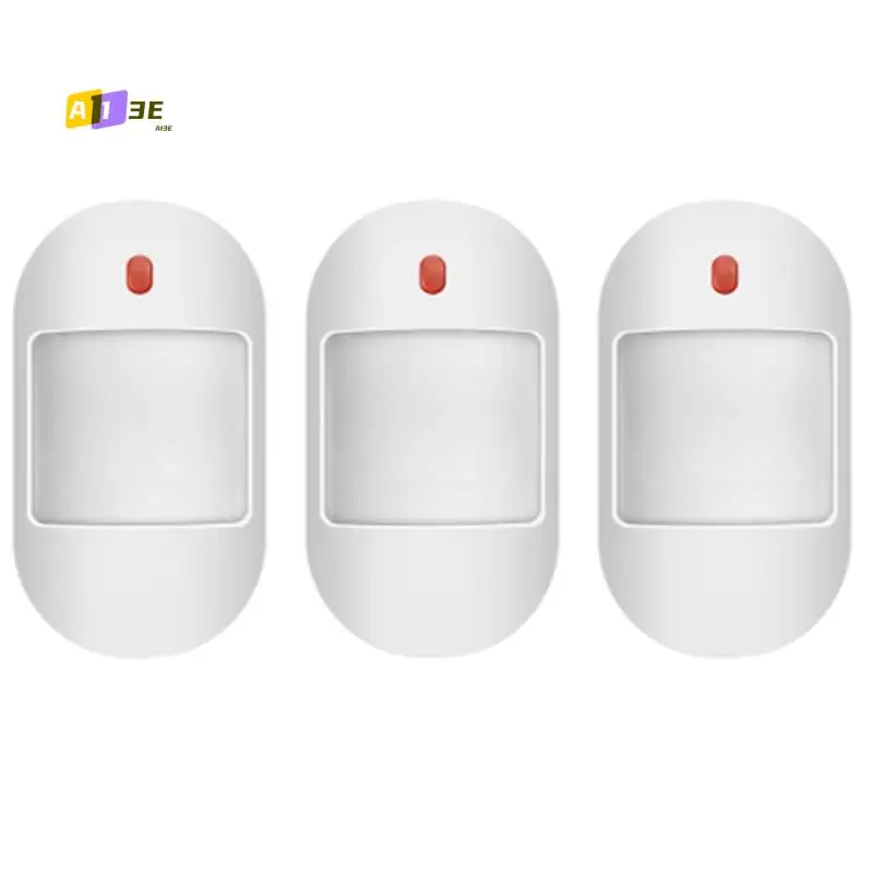 A13E-3Pcs إنذار مستشعر الحركة اللاسلكي PIR المحسن 433 ميجا هرتز الأشعة تحت الحمراء اللاسلكية