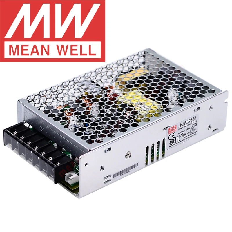 Mean Well MSP Series MSP-100-5/12/24/36/48 Meanwell 100W Single Output Medical Type PFC Function Switching Power Supply