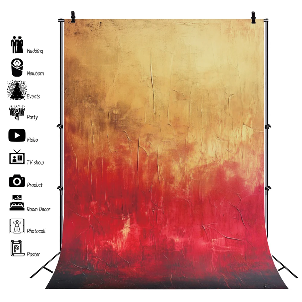 الرجعية الأحمر التدرج التصوير خلفية أورورا توهج المناظر الطبيعية الفتيات الفن صورة حفل زفاف عيد ميلاد خلفية الصورة