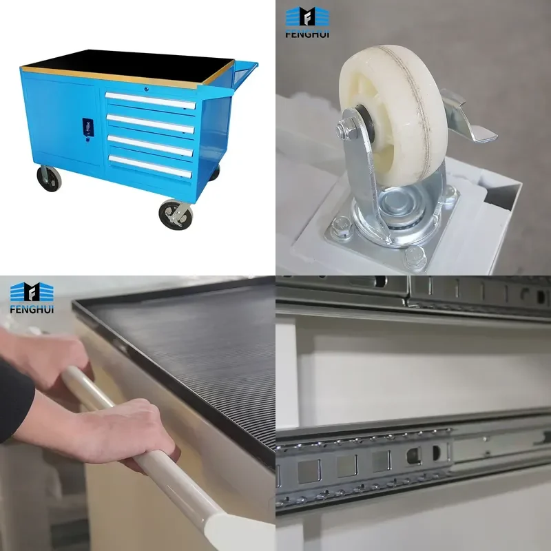 

Garage Storage Heavy Rolling Tool Drawer Cabinet on Wheels