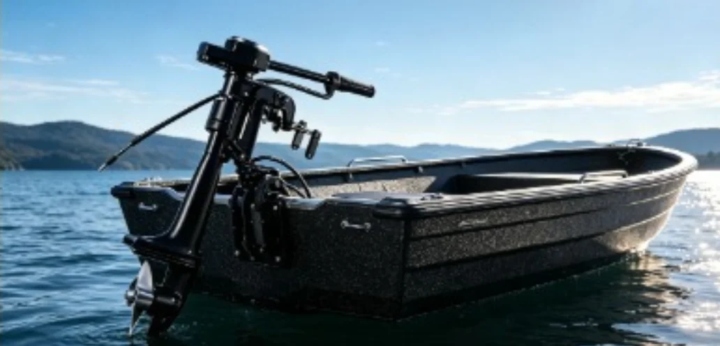 Compact Marine Electric Propulsion Outboard Engine with Propeller for Small Vessels & Dinghies