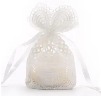 

2 Pcs Lace Accessories Storage Bag Embroidered Jewelry Pouches Bags Drawstring Burlap Sachet with Bell