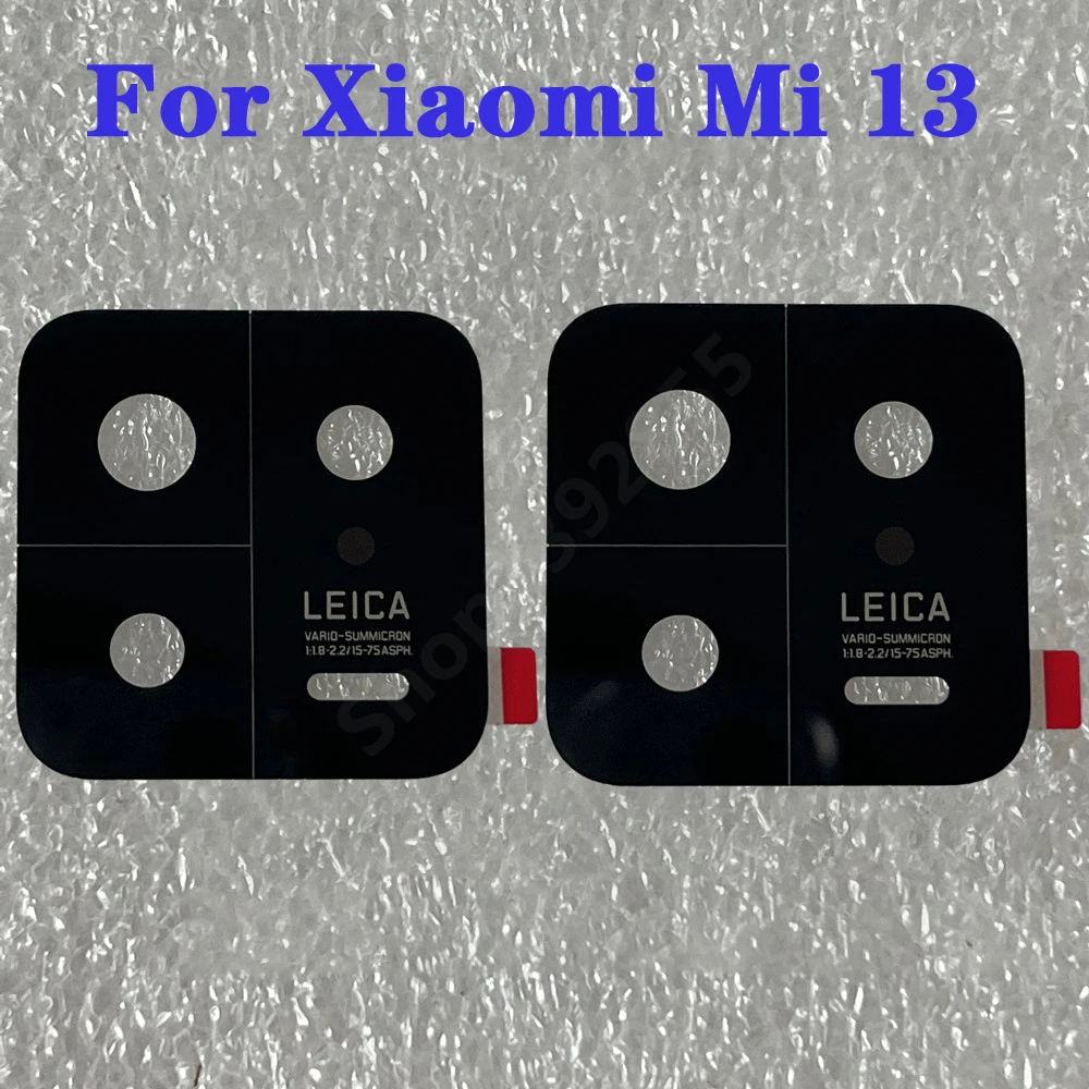 New For  Xiaomi Mi 13 Rear Back Main Camera Glass Lens Cover For Xiaomi Mi13 Mirror Protective Parts Replacement