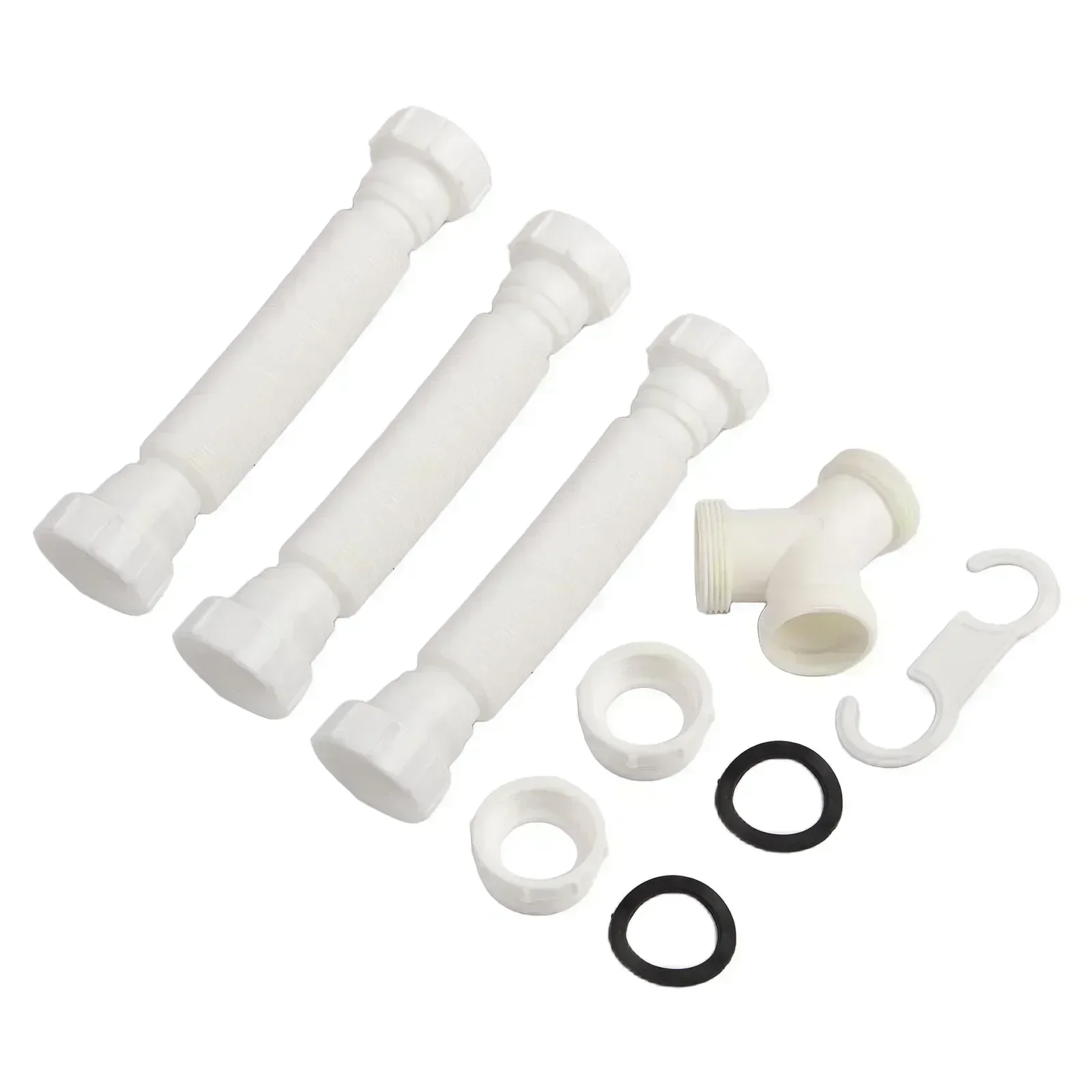 

For Garbage Disposal G1-1 2 Compatible Double Sink Drain Kit Compatible With G1-1 2 Pipes Robust Plastic Material