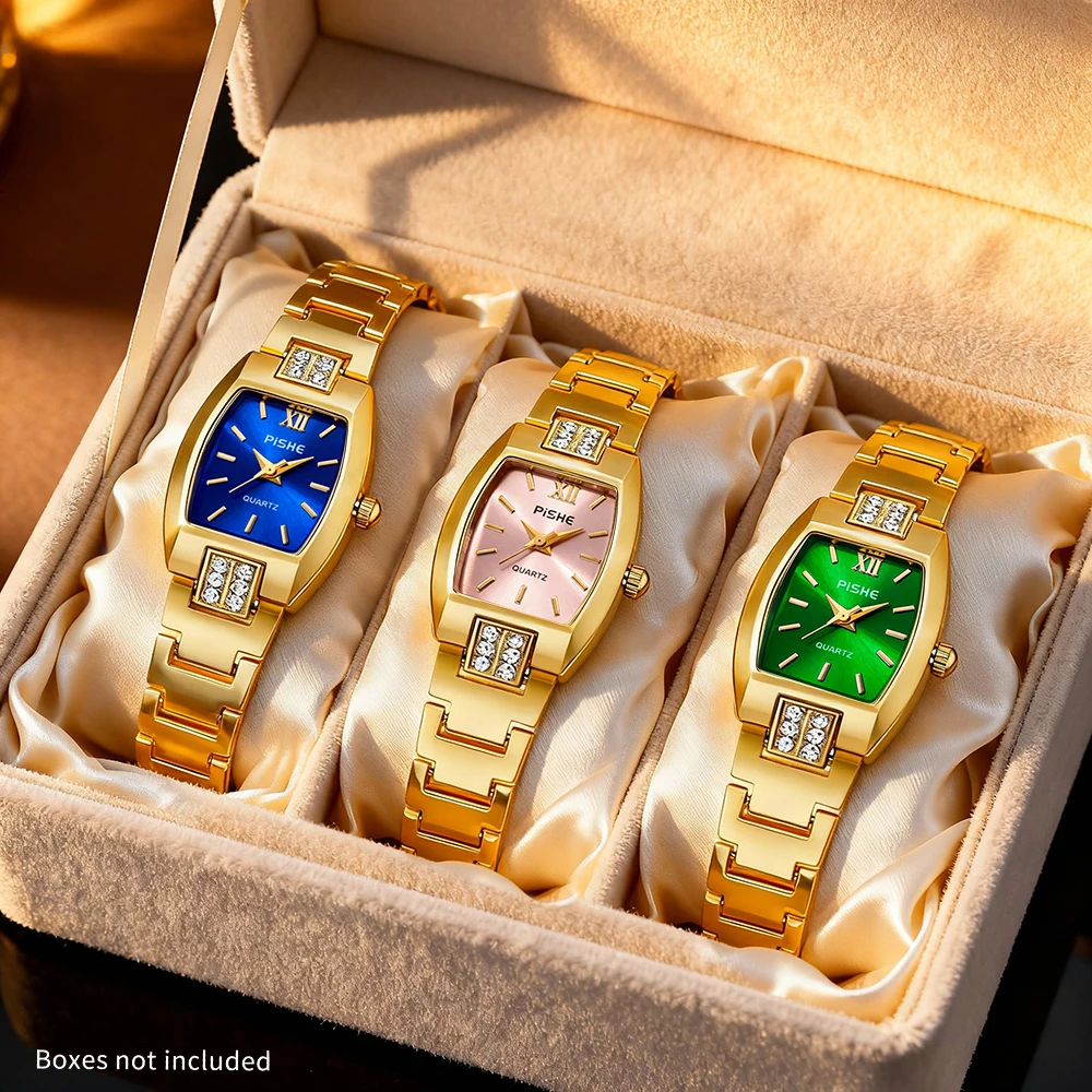 

Новые женские модные, элегантные и авангардные кварцевые часы + стильный универсальный комплект аксессуаров с круглым циферблатом, идеально подходит для дайвинга.