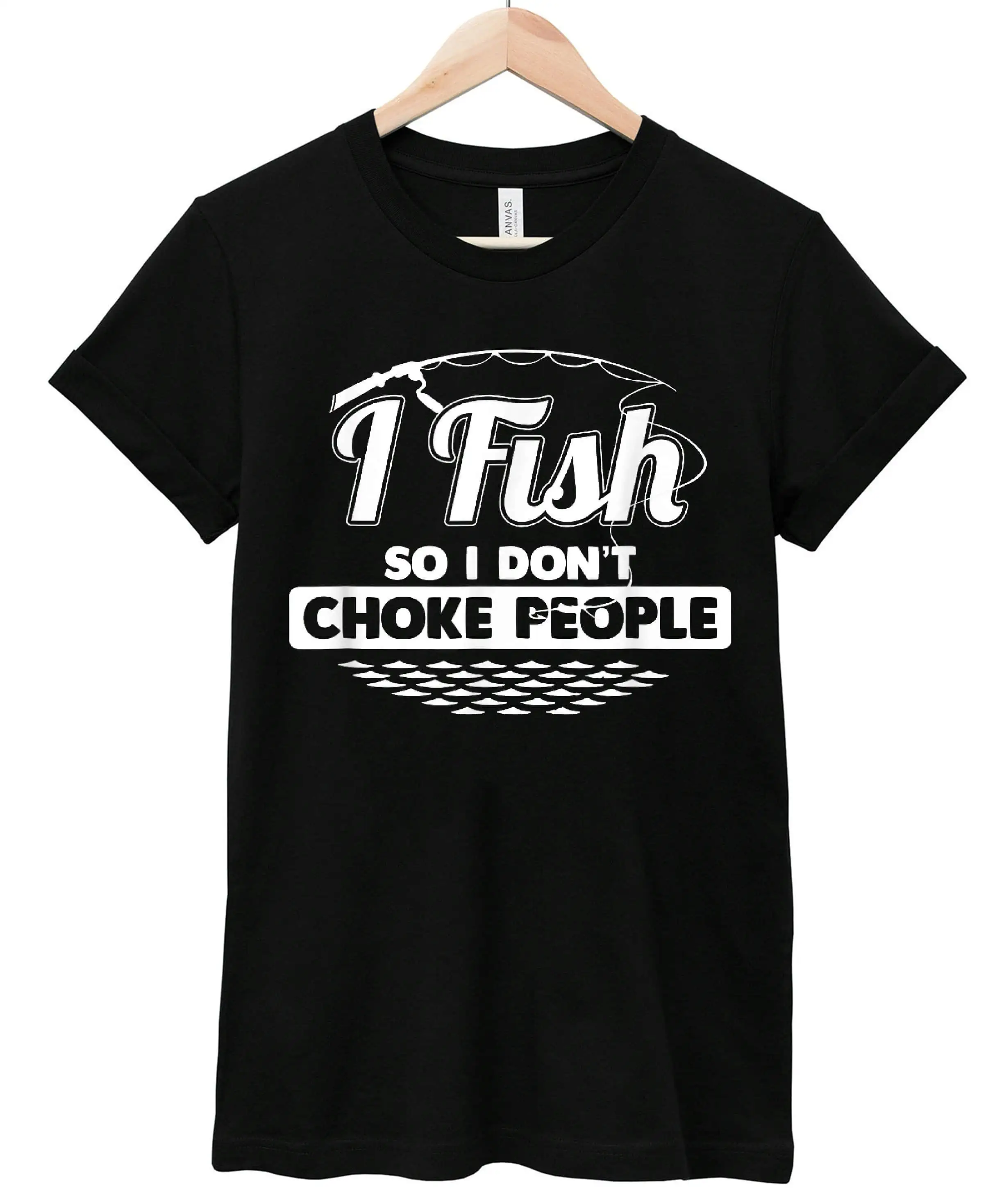 I Fish So Don'T Choke People Funny Sayings Fishing T shirt B07KZ5LPMC