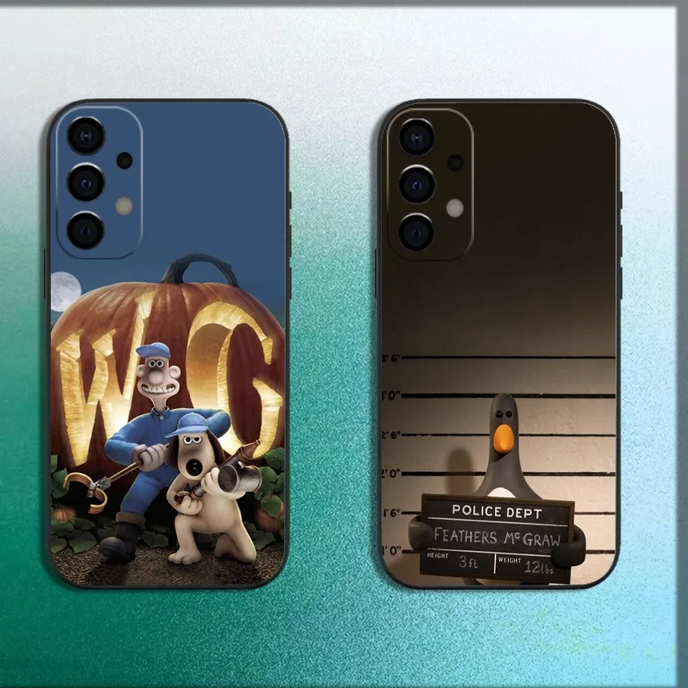 W-WallaceS cute G-Gromit Phone Case For Samsung Galaxy A13,A21s,A22,A31,A32,A52,A53,A71,A80,A91 Soft Black Cover