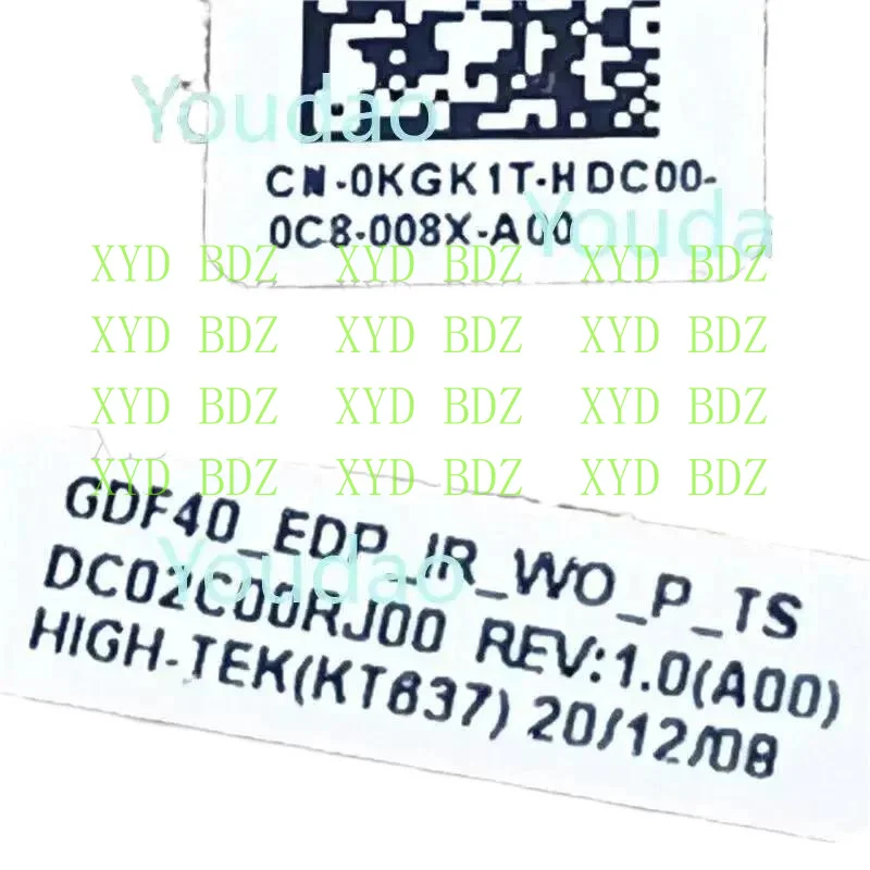كابل CD جديد Lcd GDF40 EDP IR WO P TS لـ Dell Latitude 5420 E5420 0KGK1T KGK1TT